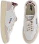 Autry Witte Leren Sneaker met Bourgondische Details - Thumbnail 2