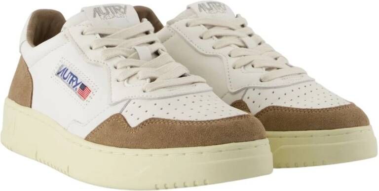 Autry Witte Leren Sneakers Medalist Stijl