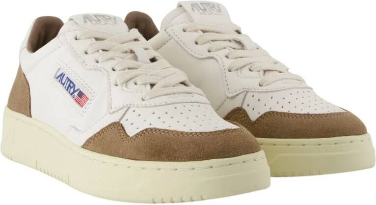 Autry Witte Leren Sneakers Medalist Stijl