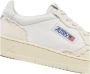 Autry Witte Geperforeerde Leren Sneakers met Panelen White Dames - Thumbnail 5