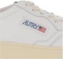 Autry Witte Leren Sneakers met Blauwe Details - Thumbnail 2