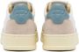 Autry Witte leren sneakers met blauwe hiel White Dames - Thumbnail 2