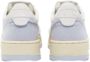 Autry Witte Leren Sneakers met Blauwe Stof Multicolor Dames - Thumbnail 4