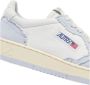 Autry Witte Leren Sneakers met Blauwe Stof Multicolor Dames - Thumbnail 6