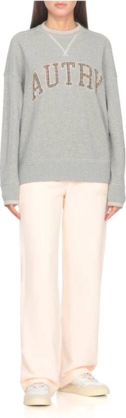 Autry Witte leren sneakers met contrasterende details