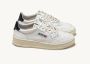 Autry Witte Leren Sneakers met Donkerblauwe Hiel White Heren - Thumbnail 2