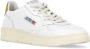 Autry Witte Leren Sneakers met Geborduurd Logo White Dames - Thumbnail 3