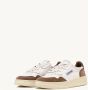 Autry Witte Leren Sneakers met Geperforeerde Neus White Heren - Thumbnail 2