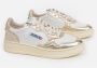 Autry Witte Platina Leren Sneakers Vintage-geïnspireerd Wit Dames - Thumbnail 104