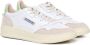 Autry Witte Leren Sneakers met Groene Hiel Multicolor - Thumbnail 5
