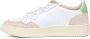 Autry Witte Leren Sneakers met Groene Hiel Multicolor - Thumbnail 7