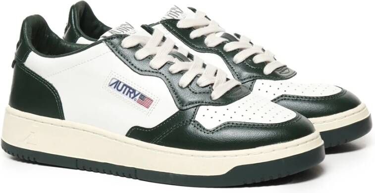 Autry Witte Leren Lage Sneakers