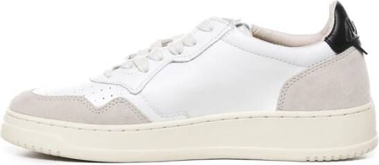 Autry Witte Sneakers met Color Block Design White Heren