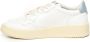 Autry Witte Leren Sneakers met Microgaten Beige Dames - Thumbnail 4