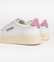 Autry Witte Mauve Lage Sneaker met Leren Tong White Dames - Thumbnail 6