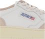 Autry Witte leren sneakers met suède details - Thumbnail 2