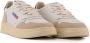 Autry Leren Medalist Lage Sneakers Witte Leren Sneakers met Suède Details Multicolor White Dames - Thumbnail 4