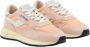 Autry Witte Leren Sneakers met Suède Inzetstukken - Thumbnail 2