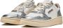 Autry Witte Leren Sneakers met Zilveren Accenten Multicolor Dames - Thumbnail 2