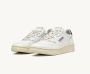 Autry Witte leren sneakers met zwarte hiel White Dames - Thumbnail 2