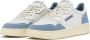 Autry Witte Leren Sneakers Vintage Stijl Blue Unisex - Thumbnail 2