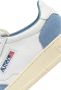 Autry Witte Leren Sneakers Vintage Stijl Blue Unisex - Thumbnail 5