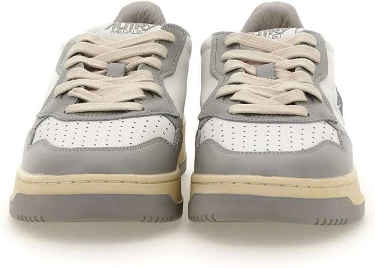 Autry Witte Leren Sneakers voor Vrouwen Wit Dames