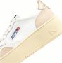 Autry Witte Leren Suède Platform Sneakers - Thumbnail 2