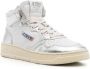 Autry Witte Leren Veterschoenen met Logo Patch White Dames - Thumbnail 9