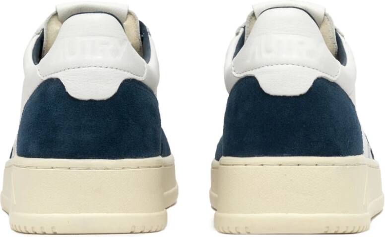Autry Witte Leren Vintage Stijl Sneakers White Dames