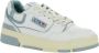 Autry Witte Logo Patch Sneakers Lederen Mix White Dames - Thumbnail 2