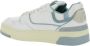 Autry Witte Logo Patch Sneakers Lederen Mix White Dames - Thumbnail 3