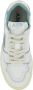 Autry Witte Logo Patch Sneakers Lederen Mix White Dames - Thumbnail 4