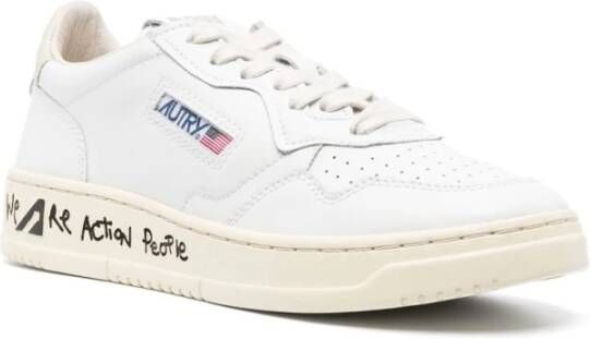 Autry Witte Medalist Lage Sneakers White Dames