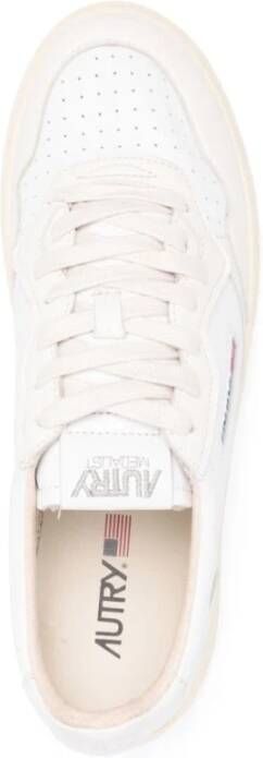 Autry Witte Medalist Leren Sneakers White Heren