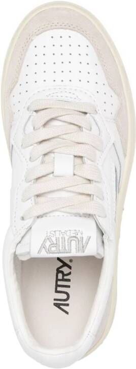 Autry Witte Medalist Low Dames Sneakers Witte Leren Medalist Sneakers White Dames