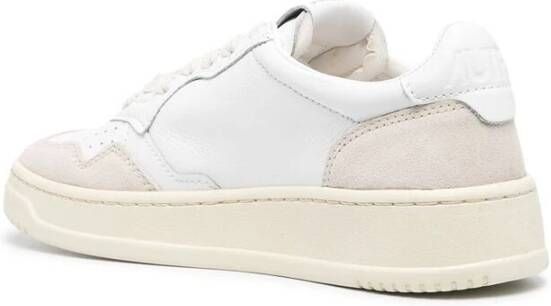 Autry Witte Medalist Low Dames Sneakers Witte Leren Medalist Sneakers White Dames