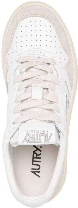 Autry Witte Medalist Low Dames Sneakers Witte Leren Medalist Sneakers White Dames