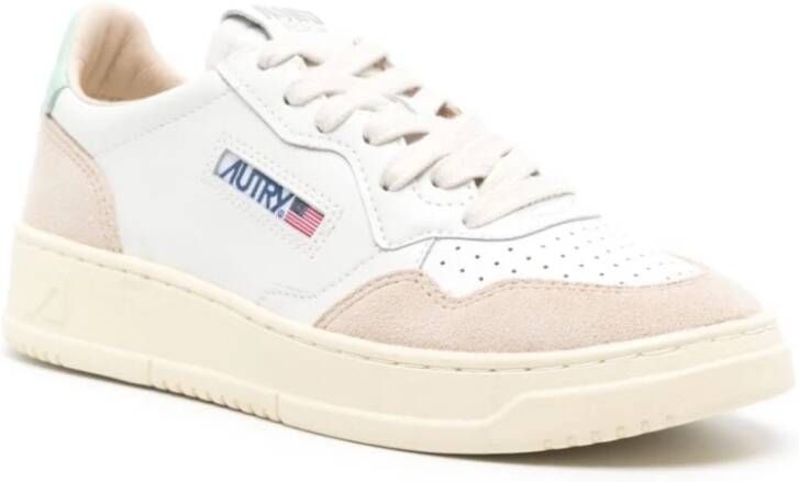 Autry Witte Medialist Sneakers Logo Patch Multicolor Dames