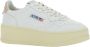 Autry Low-Top Sneakers White Leather Platform Low Sneakers in wit - Thumbnail 3