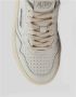 Autry Witte Leren Sneakers met Iconische Achterzak White Dames - Thumbnail 9