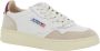 Autry Witte Beige Sneakers Geperforeerde Neus White Dames - Thumbnail 13
