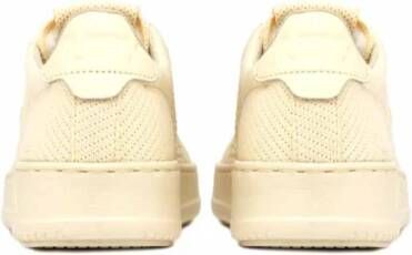 Autry Witte Sneakers Medalist Easeknit Collectie Beige Dames