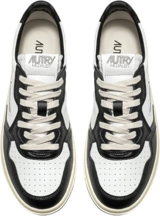 Autry Witte Sneakers Medalist Low Bicolor