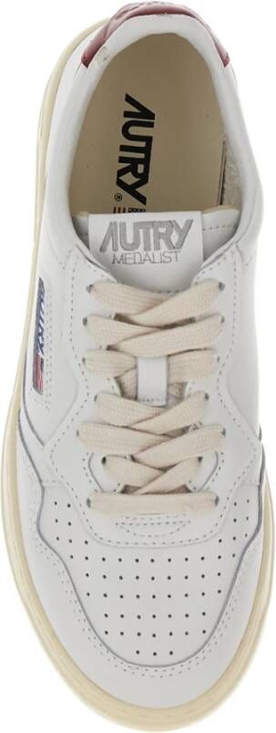 Autry Witte Sneakers Medalist Low Vrouwen White Dames