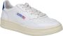 Autry Witte en Blauwe Medalist Low Sneakers White Dames - Thumbnail 12