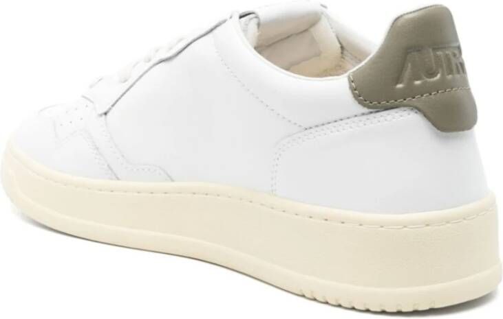 Autry Witte Sneakers met Voorsluiting White Heren