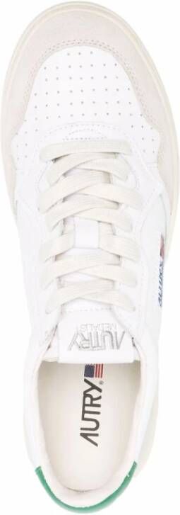 Autry Witte Sneakers met Zijlogo Detail