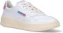 Autry Witte Mauve Lage Sneaker met Leren Tong White Dames - Thumbnail 8