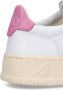 Autry Witte Mauve Lage Sneaker met Leren Tong White Dames - Thumbnail 10